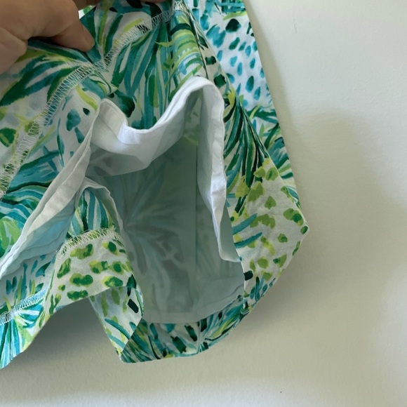 Janie & Jack Tropical Green Floral Dress Size 5 Girls Vacation Cruise Beach - Picture 3 of 8